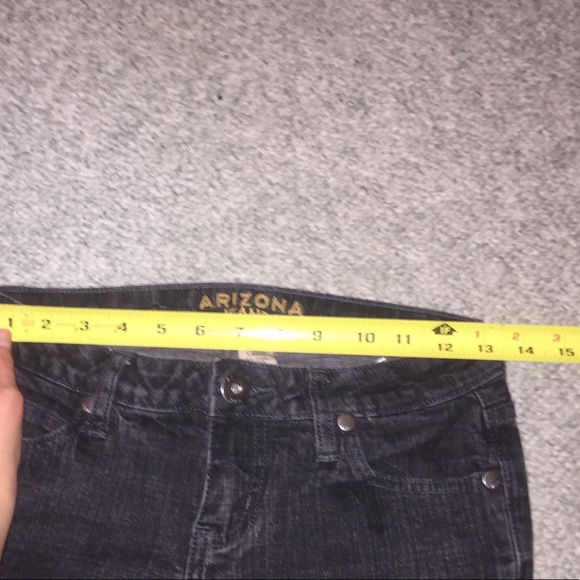 Arizona Jean Company Dark Denim pants size 0 Long Skinny Jeans - Picture 5 of 10